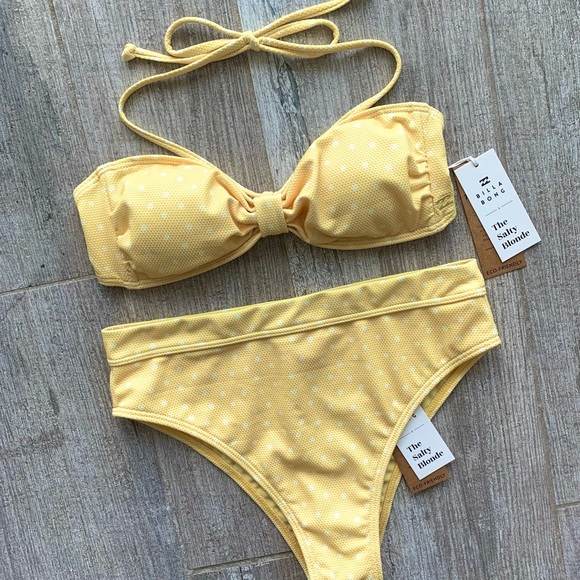 🔥🔥BILLABONG - SUNDIPPED BANDEAU RISE BIKINI🔥🔥 - Picture 3 of 10